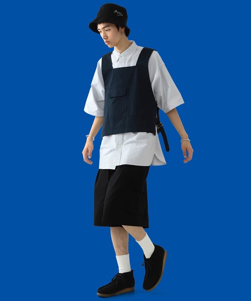 YUYA × BeAMS DOT(ユウヤバイビームスドット)の「YUYA × BeAMS DOT / インタック ハーフ カーゴショーツ(その他パンツ・メンズ・ブラック/ベージュ・MEDIUM/LARGE)」の11枚目の写真