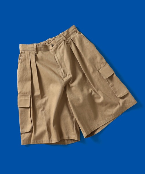 YUYA × BeAMS DOT(ユウヤバイビームスドット)の「YUYA × BeAMS DOT / インタック ハーフ カーゴショーツ(その他パンツ・メンズ・ブラック/ベージュ・MEDIUM/LARGE)」の20枚目の写真