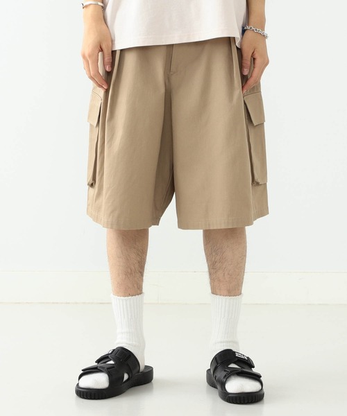 YUYA × BeAMS DOT(ユウヤバイビームスドット)の「YUYA × BeAMS DOT / インタック ハーフ カーゴショーツ(その他パンツ・メンズ・ブラック/ベージュ・MEDIUM/LARGE)」の22枚目の写真