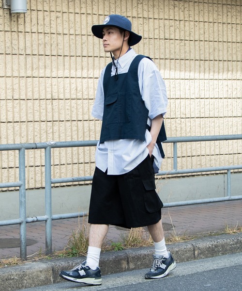 YUYA × BeAMS DOT(ユウヤバイビームスドット)の「YUYA × BeAMS DOT / インタック ハーフ カーゴショーツ(その他パンツ・メンズ・ブラック/ベージュ・MEDIUM/LARGE)」の6枚目の写真