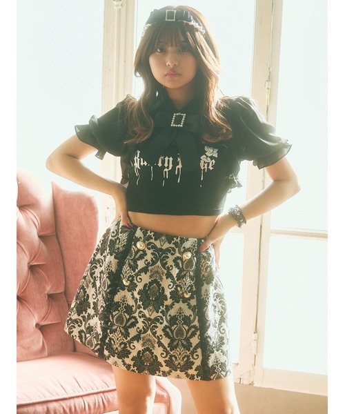 Ank Rouge（アンクルージュ）の「レースツイードスカート（スカート・レディース・ホワイト/ブラック/A・M）」の20枚目の写真