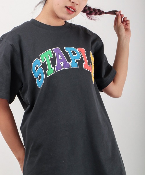 staple（ステイプル）の「STAPLE 半袖ロゴTシャツ（Tシャツ/カットソー・メンズ・ホワイト/ブラック/ネイビー/イエロー/オレンジ/ホワイト系その他/ブルー系その他/ホワイト系その他2/ホワイト系その他3/ブルー・L/XL/2XL/M）」の8枚目の写真