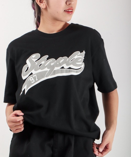 staple（ステイプル）の「STAPLE 半袖ロゴTシャツ（Tシャツ/カットソー・メンズ・ホワイト/ブラック/ネイビー/イエロー/オレンジ/ホワイト系その他/ブルー系その他/ホワイト系その他2/ホワイト系その他3/ブルー・L/XL/2XL/M）」の5枚目の写真