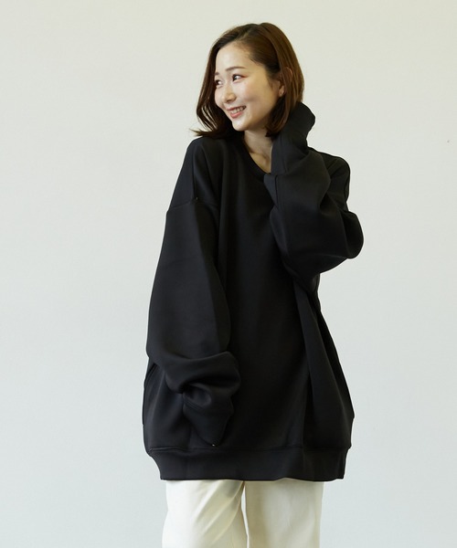 Pledge(プレッジ)の「【pledge】ダンボールポンチPT入りクルー/Nトレーナー(BL)(スウェット・メンズ・ホワイト/ブラック/パープル/ブラウン/ブルー・MEDIUM/LARGE)」の8枚目の写真