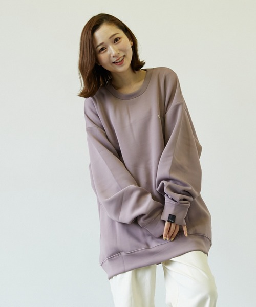 Pledge(プレッジ)の「【pledge】ダンボールポンチPT入りクルー/Nトレーナー(BL)(スウェット・メンズ・ホワイト/ブラック/パープル/ブラウン/ブルー・MEDIUM/LARGE)」の17枚目の写真