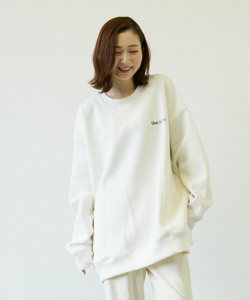 Pledge(プレッジ)の「【pledge】ダンボールポンチPT入りクルー/Nトレーナー(BL)(スウェット・メンズ・ホワイト/ブラック/パープル/ブラウン/ブルー・MEDIUM/LARGE)」の19枚目の写真