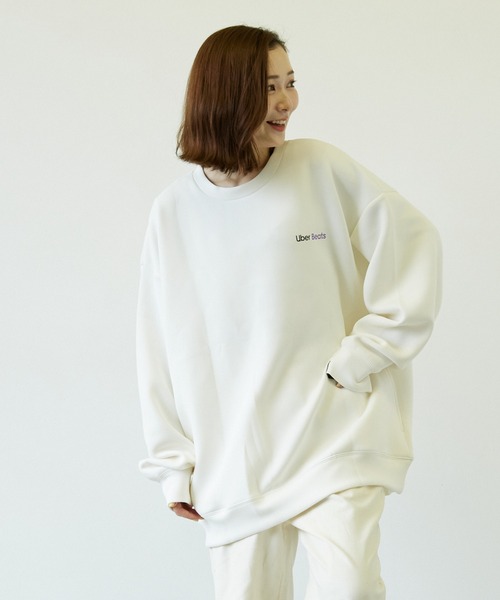 Pledge(プレッジ)の「【pledge】ダンボールポンチPT入りクルー/Nトレーナー(BL)(スウェット・メンズ・ホワイト/ブラック/パープル/ブラウン/ブルー・MEDIUM/LARGE)」の20枚目の写真