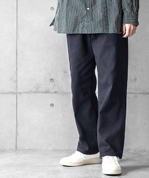 relax wide denim pants /リラックスワイドストレート無地デニム&チノパンツ