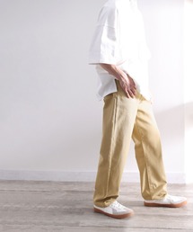 relax wide denim pants /リラックスワイドストレート無地デニム&チノパンツ