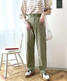 relax wide denim pants /リラックスワイドストレート無地デニム&チノパンツ