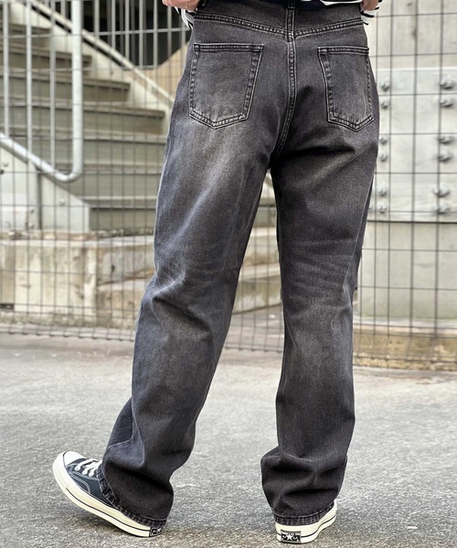 classicalelf（クラシカルエルフ）の「relax wide denim pants /リラックスワイドストレート無地デニム＆チノパンツ（デニムパンツ・メンズ・ナチュラル/ブラック/ベージュ系その他/ワンウォッシュ/ブルー/ブラック系その他/グレイッシュベージュ/グリーン・MEDIUM/X-LARGE/LARGE/XX-LARGE/XXX-LARGE/SMALL）」の22枚目の写真