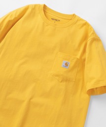 【Carhartt/カーハート】 ワンポイント ブランドロゴ 半袖ポケット付Tシャツ/POCKET T-SHIRT
