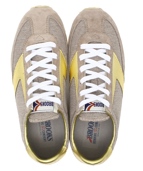 BROOKS(ブルックス)の「ウィメンズ ブルックス ヴァンガード BROOKS WOMEN VANGUARD(スニーカー・レディース・ベージュ・24cm/23.5cm)」の2枚目の写真