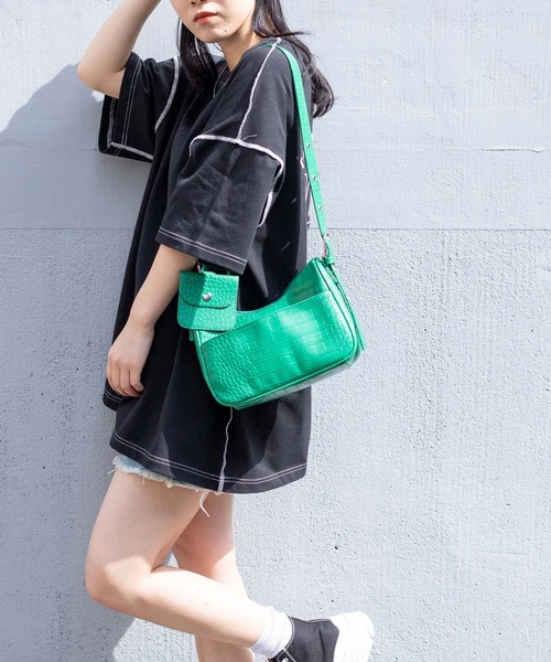 WEGO(ウィゴー)の「WEGO/インサイドアウトステッチビッグT(Tシャツ/カットソー・レディース・ホワイト/ブラック・FREE)」の8枚目の写真