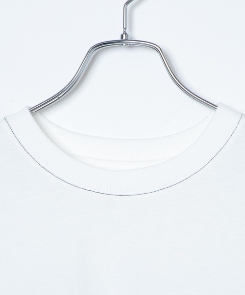 WEGO(ウィゴー)の「WEGO/インサイドアウトステッチビッグT(Tシャツ/カットソー・レディース・ホワイト/ブラック・FREE)」の12枚目の写真