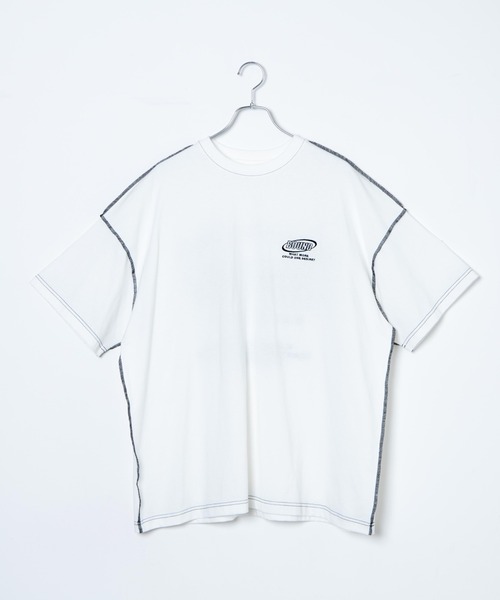 WEGO(ウィゴー)の「WEGO/インサイドアウトステッチビッグT(Tシャツ/カットソー・レディース・ホワイト/ブラック・FREE)」の17枚目の写真