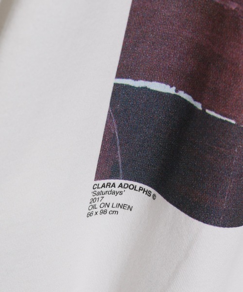 JANESMITH(ジェーンスミス)の「JANESMITH ジェーンスミス / SATURDAYS SHORT SLEEVE T-SHIRT グラフィックプリントビッグシルエットTシャツ / 22WCT-#458S-CA(Tシャツ/カットソー・レディース・ホワイト/ブラック・SMALL/MEDIUM/LARGE/X-LARGE)」の16枚目の写真
