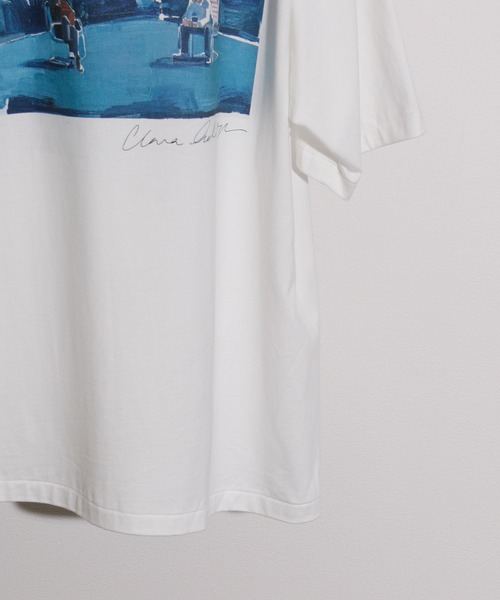 JANESMITH(ジェーンスミス)の「JANESMITH ジェーンスミス / SATURDAYS SHORT SLEEVE T-SHIRT グラフィックプリントビッグシルエットTシャツ / 22WCT-#458S-CA(Tシャツ/カットソー・レディース・ホワイト/ブラック・SMALL/MEDIUM/LARGE/X-LARGE)」の9枚目の写真