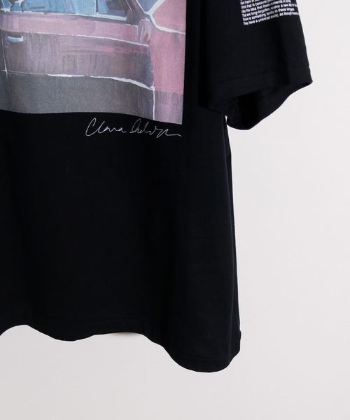 JANESMITH(ジェーンスミス)の「JANESMITH ジェーンスミス / SATURDAYS SHORT SLEEVE T-SHIRT グラフィックプリントビッグシルエットTシャツ / 22WCT-#458S-CA(Tシャツ/カットソー・レディース・ホワイト/ブラック・SMALL/MEDIUM/LARGE/X-LARGE)」の4枚目の写真