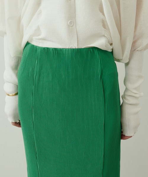 Lui's（ルイス）の「プリーツマーメイドスカート（スカート・レディース・ブラック/グリーン/レッド・FREE）」の9枚目の写真