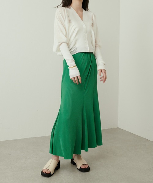 Lui's（ルイス）の「プリーツマーメイドスカート（スカート・レディース・ブラック/グリーン/レッド・FREE）」の13枚目の写真