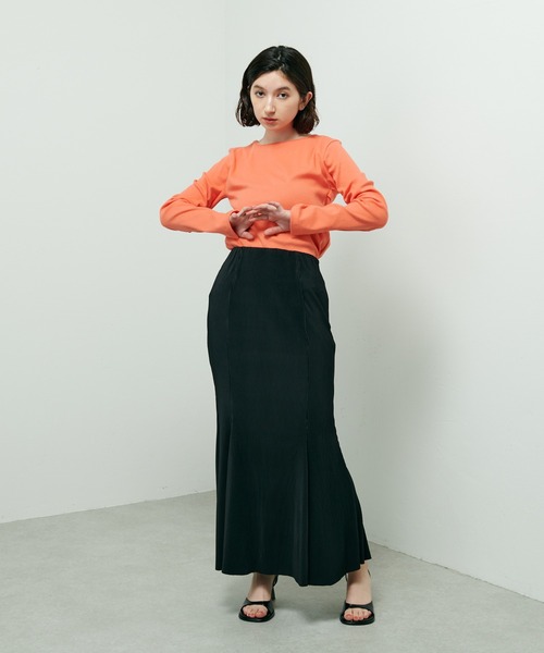 Lui's（ルイス）の「プリーツマーメイドスカート（スカート・レディース・ブラック/グリーン/レッド・FREE）」の15枚目の写真