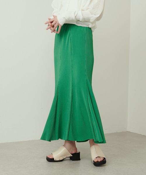 Lui's（ルイス）の「プリーツマーメイドスカート（スカート・レディース・ブラック/グリーン/レッド・FREE）」の18枚目の写真