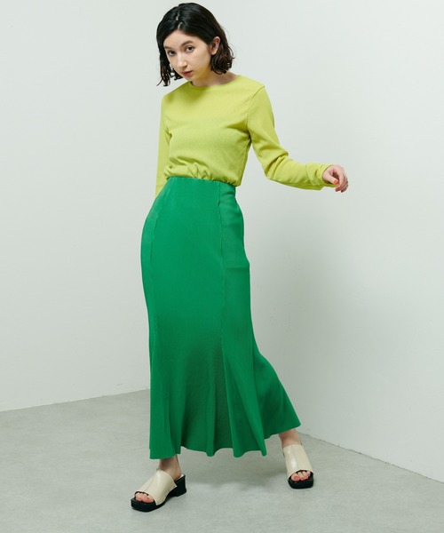 Lui's（ルイス）の「プリーツマーメイドスカート（スカート・レディース・ブラック/グリーン/レッド・FREE）」の14枚目の写真