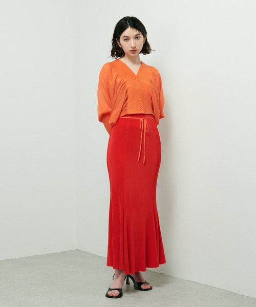 Lui's（ルイス）の「プリーツマーメイドスカート（スカート・レディース・ブラック/グリーン/レッド・FREE）」の21枚目の写真