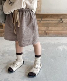 aimoha（アイモハ）の「aimoha-KIDS- 子供服　チェック柄ハーフパンツ（その他パンツ）」