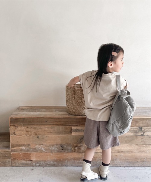 aimoha(アイモハ)の「aimoha-KIDS- 子供服 チェック柄ハーフパンツ(その他パンツ・キッズ・ブラウン/ブラック・90/110/130/120/80/100)」の6枚目の写真