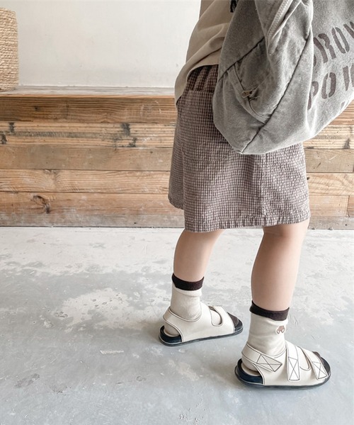 aimoha(アイモハ)の「aimoha-KIDS- 子供服 チェック柄ハーフパンツ(その他パンツ・キッズ・ブラウン/ブラック・90/110/130/120/80/100)」の15枚目の写真