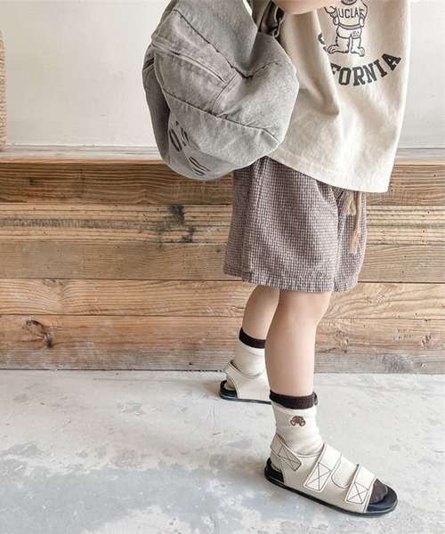 aimoha(アイモハ)の「aimoha-KIDS- 子供服 チェック柄ハーフパンツ(その他パンツ・キッズ・ブラウン/ブラック・90/110/130/120/80/100)」の16枚目の写真