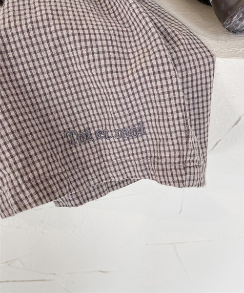 aimoha(アイモハ)の「aimoha-KIDS- 子供服 チェック柄ハーフパンツ(その他パンツ・キッズ・ブラウン/ブラック・90/110/130/120/80/100)」の18枚目の写真