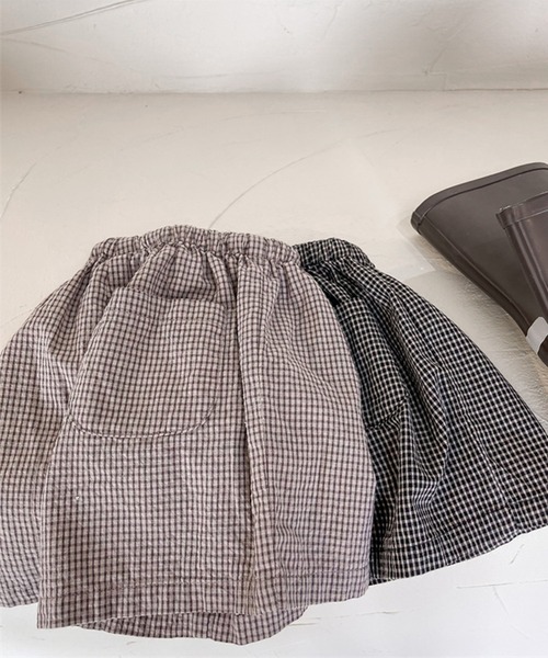 aimoha(アイモハ)の「aimoha-KIDS- 子供服 チェック柄ハーフパンツ(その他パンツ・キッズ・ブラウン/ブラック・90/110/130/120/80/100)」の21枚目の写真