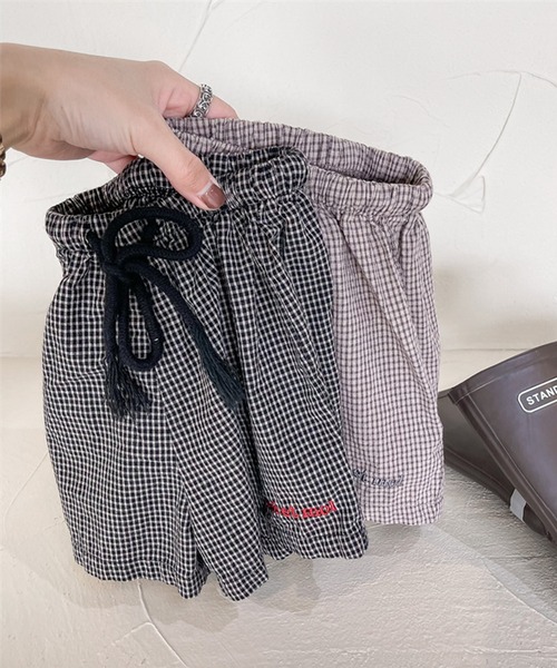 aimoha(アイモハ)の「aimoha-KIDS- 子供服 チェック柄ハーフパンツ(その他パンツ・キッズ・ブラウン/ブラック・90/110/130/120/80/100)」の22枚目の写真