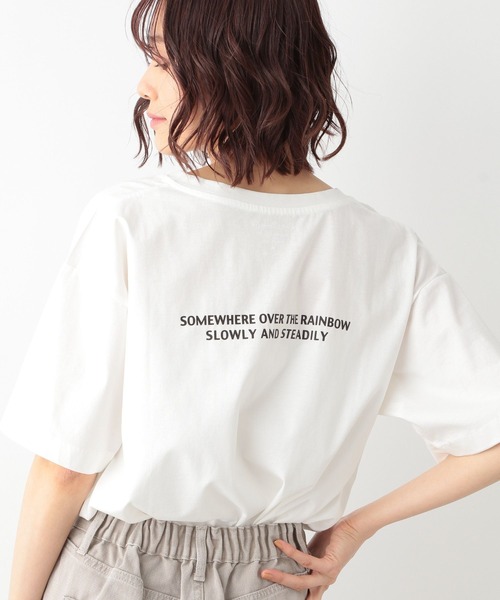 GLOBAL WORK(グローバルワーク)の「リッチクリーンプリントT半袖/268869(Tシャツ/カットソー・レディース・ホワイト/ホワイト系その他2/ダークグレー/ホワイト系その他3/ライトグレー/ブラック/ホワイト系その他/グレー系その他/その他3/その他・MEDIUM/LARGE)」の5枚目の写真