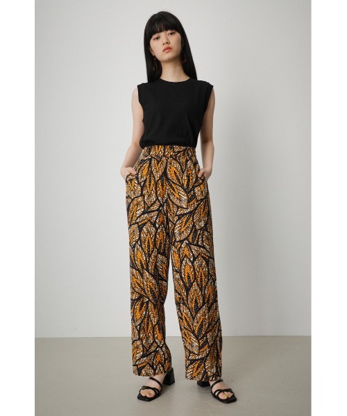 AZUL by moussy（アズールバイマウジー）の「AFRICAN PRINT PANTS/アフリカンプリントパンツ（その他パンツ・レディース・ブラウン系その他/グリーン系その他・MEDIUM/SMALL）」の5枚目の写真
