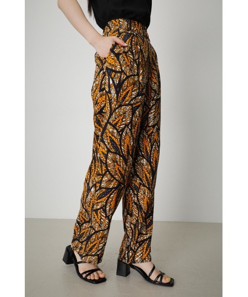 AZUL by moussy（アズールバイマウジー）の「AFRICAN PRINT PANTS/アフリカンプリントパンツ（その他パンツ・レディース・ブラウン系その他/グリーン系その他・MEDIUM/SMALL）」の6枚目の写真