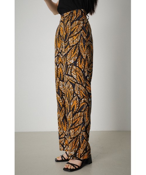 AZUL by moussy（アズールバイマウジー）の「AFRICAN PRINT PANTS/アフリカンプリントパンツ（その他パンツ・レディース・ブラウン系その他/グリーン系その他・MEDIUM/SMALL）」の7枚目の写真