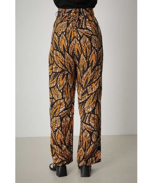 AZUL by moussy（アズールバイマウジー）の「AFRICAN PRINT PANTS/アフリカンプリントパンツ（その他パンツ・レディース・ブラウン系その他/グリーン系その他・MEDIUM/SMALL）」の8枚目の写真
