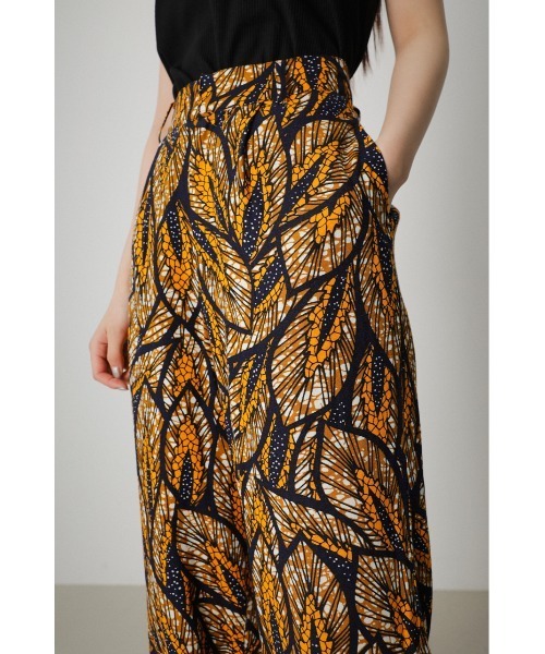 AZUL by moussy（アズールバイマウジー）の「AFRICAN PRINT PANTS/アフリカンプリントパンツ（その他パンツ・レディース・ブラウン系その他/グリーン系その他・MEDIUM/SMALL）」の9枚目の写真