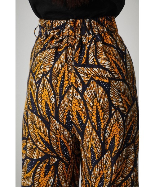 AZUL by moussy（アズールバイマウジー）の「AFRICAN PRINT PANTS/アフリカンプリントパンツ（その他パンツ・レディース・ブラウン系その他/グリーン系その他・MEDIUM/SMALL）」の10枚目の写真