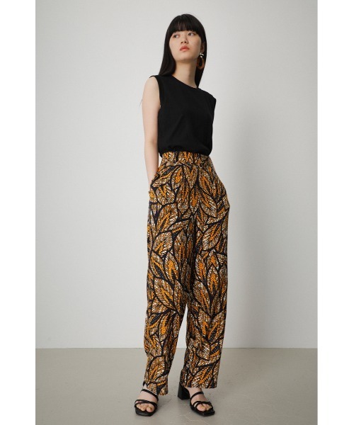 AZUL by moussy（アズールバイマウジー）の「AFRICAN PRINT PANTS/アフリカンプリントパンツ（その他パンツ・レディース・ブラウン系その他/グリーン系その他・MEDIUM/SMALL）」の3枚目の写真