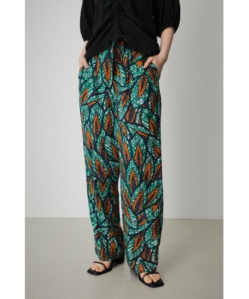 AZUL by moussy（アズールバイマウジー）の「AFRICAN PRINT PANTS/アフリカンプリントパンツ（その他パンツ・レディース・ブラウン系その他/グリーン系その他・MEDIUM/SMALL）」の13枚目の写真