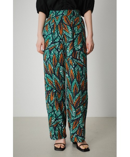 AZUL by moussy（アズールバイマウジー）の「AFRICAN PRINT PANTS/アフリカンプリントパンツ（その他パンツ・レディース・ブラウン系その他/グリーン系その他・MEDIUM/SMALL）」の15枚目の写真