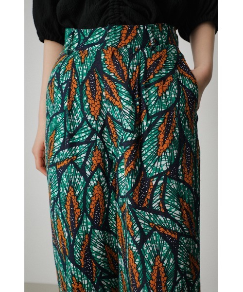 AZUL by moussy（アズールバイマウジー）の「AFRICAN PRINT PANTS/アフリカンプリントパンツ（その他パンツ・レディース・ブラウン系その他/グリーン系その他・MEDIUM/SMALL）」の18枚目の写真