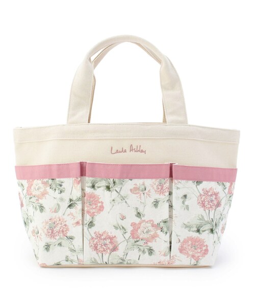 LAURA ASHLEY(ローラアシュレイ)の「ヘップワース柄 ガーデントートバッグ(トートバッグ・レディース・パープル系2/ピンク系5・00)」の3枚目の写真