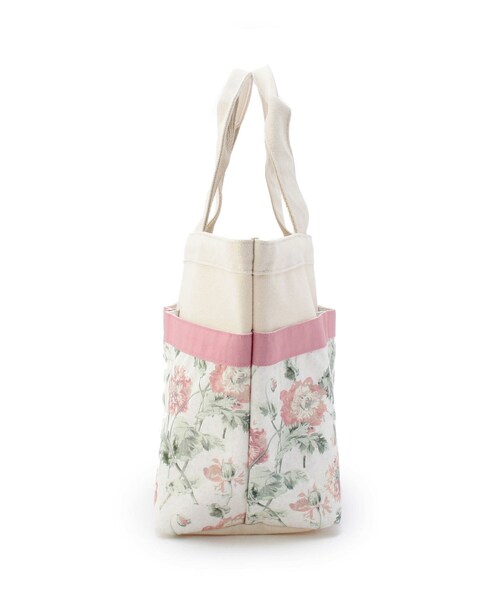 LAURA ASHLEY(ローラアシュレイ)の「ヘップワース柄 ガーデントートバッグ(トートバッグ・レディース・パープル系2/ピンク系5・00)」の4枚目の写真