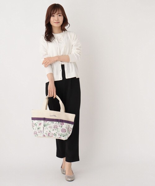 LAURA ASHLEY(ローラアシュレイ)の「ヘップワース柄 ガーデントートバッグ(トートバッグ・レディース・パープル系2/ピンク系5・00)」の15枚目の写真